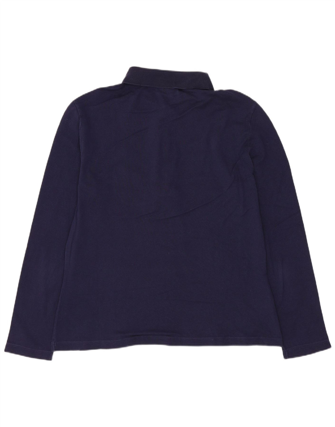 Damska koszulka polo Lacoste z długim rękawem, slim fit, rozmiar 44, duża, granatowa