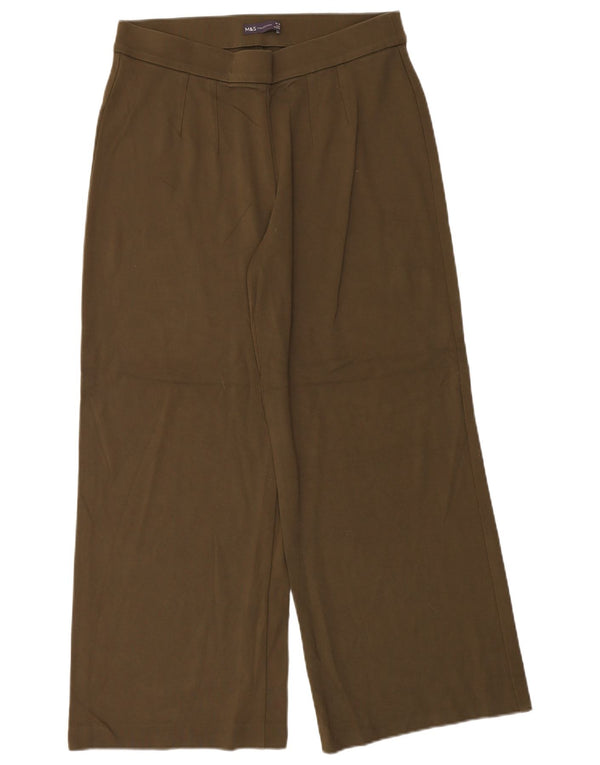 Damskie spodnie dresowe Marks & Spencer z szeroką nogawką, UK 16, duże, khaki