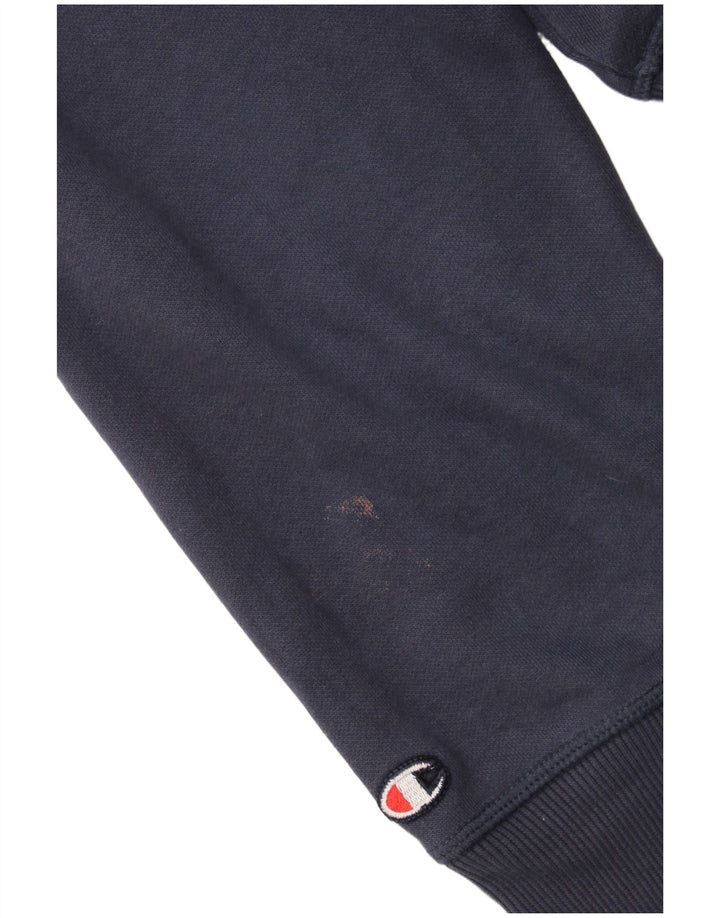 Męska bluza z grafiką Champion XL, granatowa, bawełniana