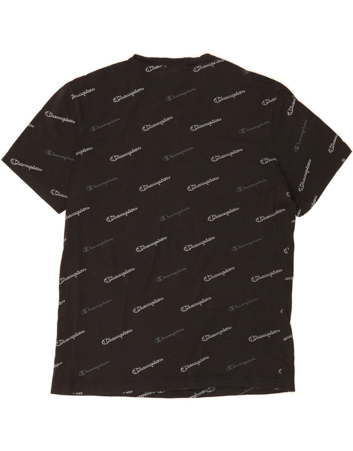 CHAMPION Mens Graphic T-Shirt Top XL Black Vintage Champion and Second-Hand Champion from Messina Hembry 