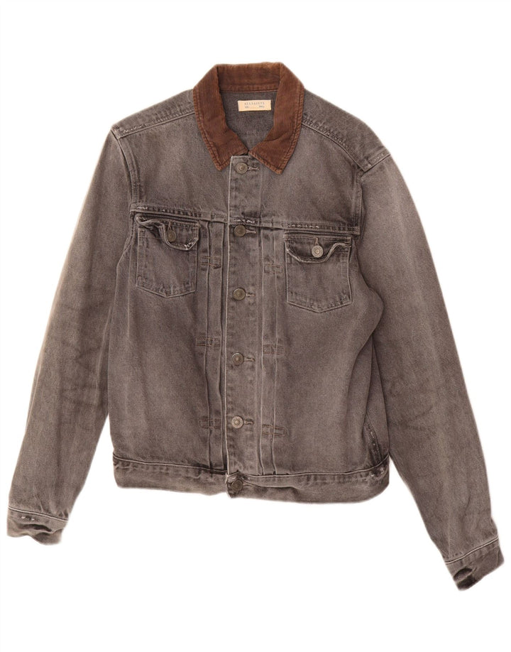 Męska kurtka dżinsowa All Saints UK 36 Small, szara, bawełniana