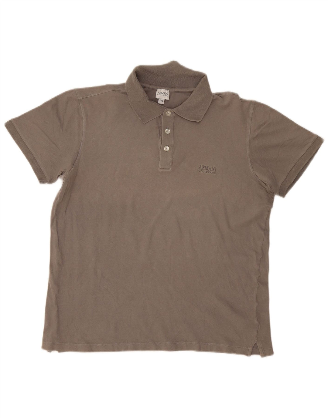 Męska koszulka polo Armani Collezioni 3XL szara