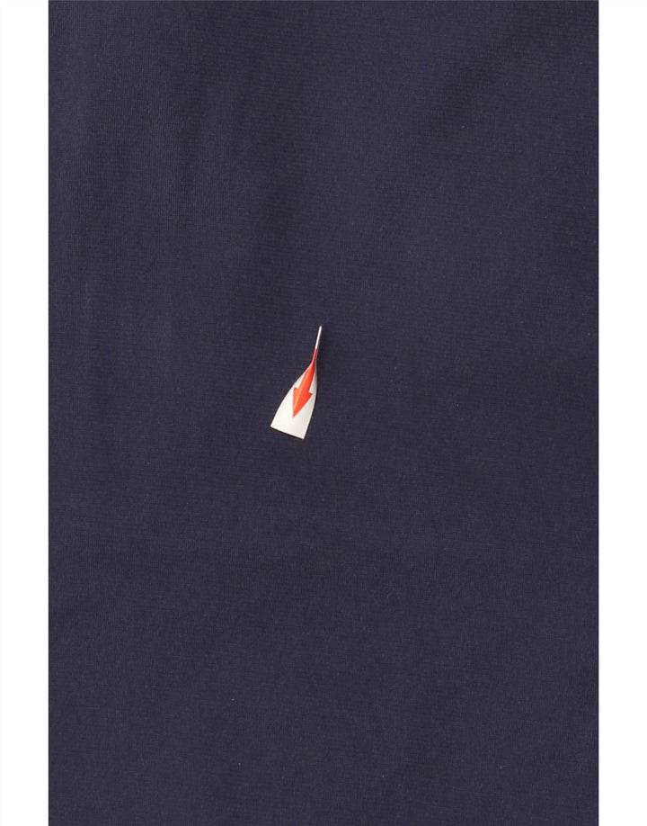 Męska koszulka z długim rękawem Under Armour i zamkiem błyskawicznym, w kolorze średniego granatu