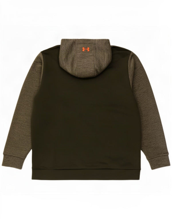 Męski sweter z kapturem Under Armour 2XL w kolorze khaki, nakrapiany