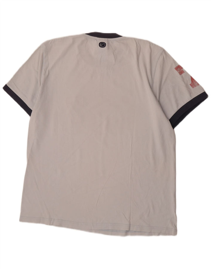 Męska koszulka z grafiką Nike, XL, biała, bawełniana