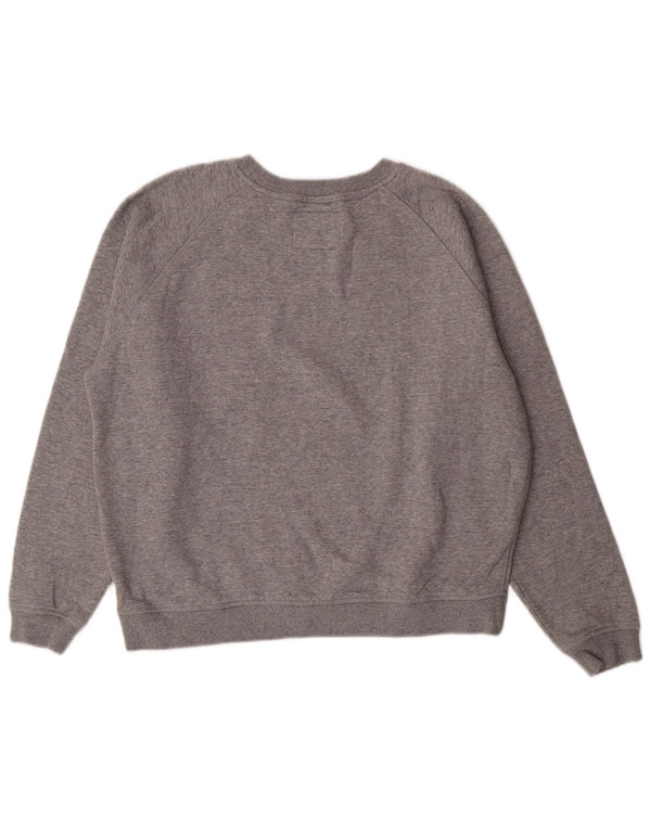 Jack Wills Womens Sweatshirt Jumper UK 14 Large Grey Cotton