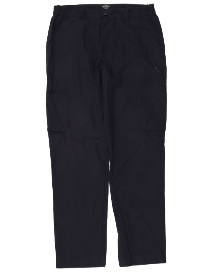 Spodnie damskie Mountain Warehouse Straight Cargo W36 L34 Granatowe
