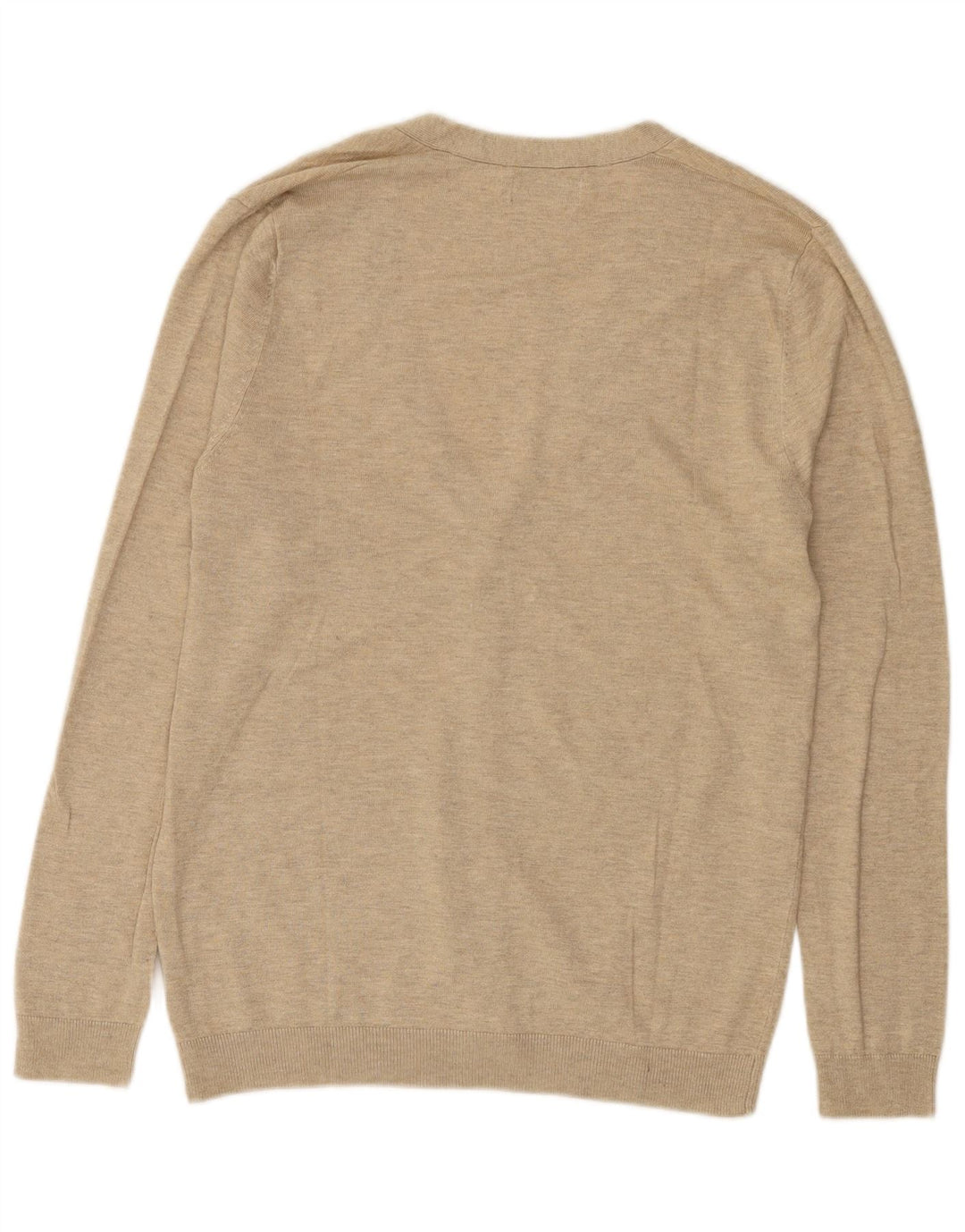 Męski sweter Zara w kolorze średniego beżu z plamkami