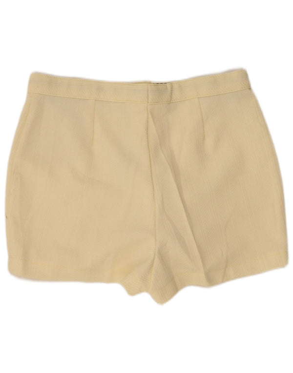 Vintage damskie spodenki chino średnie W30 żółte