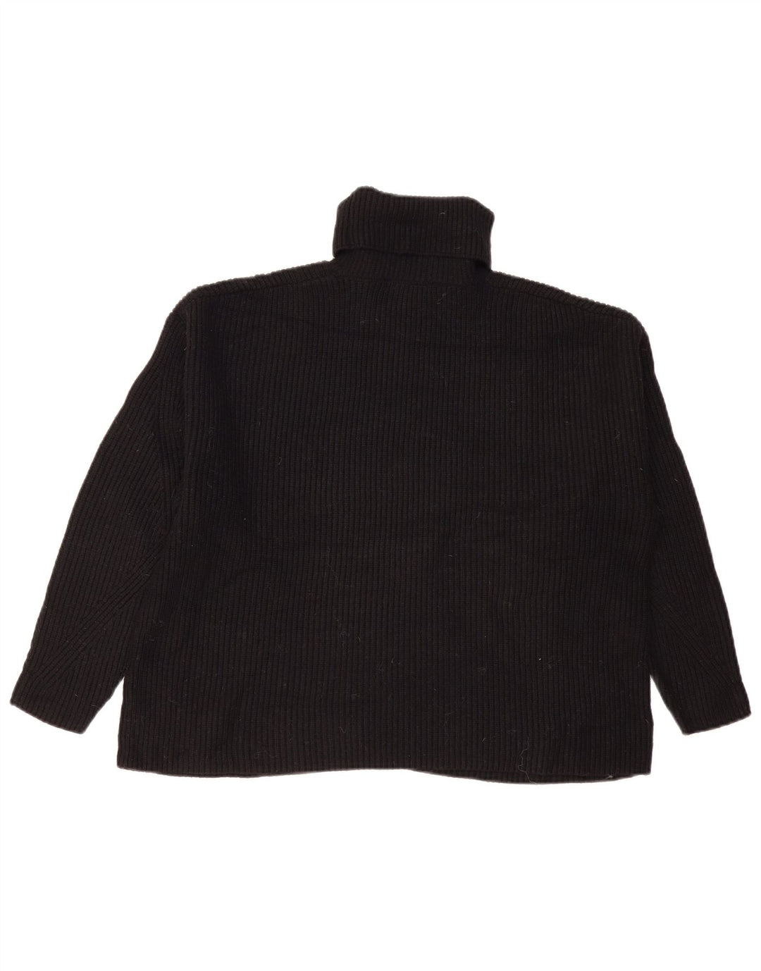 Marks & Spencer Damski sweter oversize z golfem, UK 16, duży, czarny