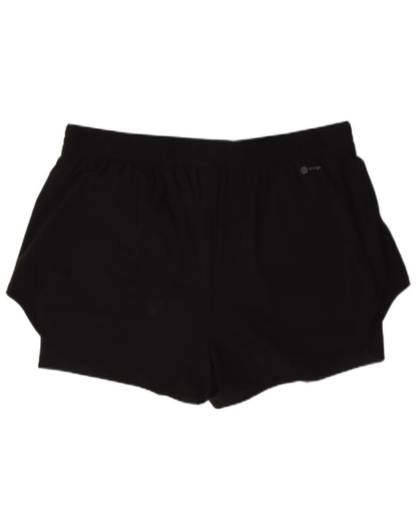 Damskie spodenki sportowe Adidas UK 24/26 2XL Czarny poliamid