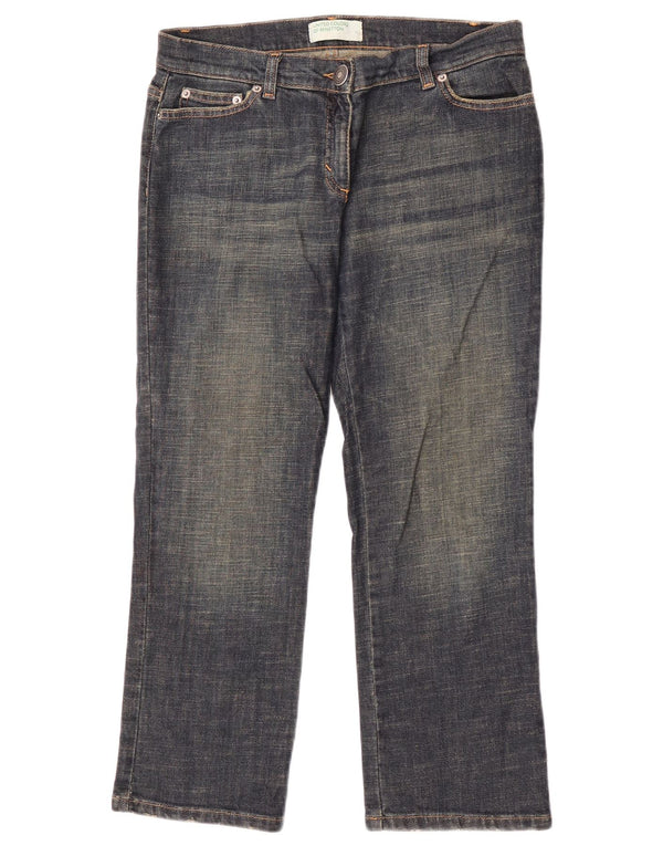 Jeansy damskie Benetton IT 44 Medium W30 L25 Granatowa bawełna