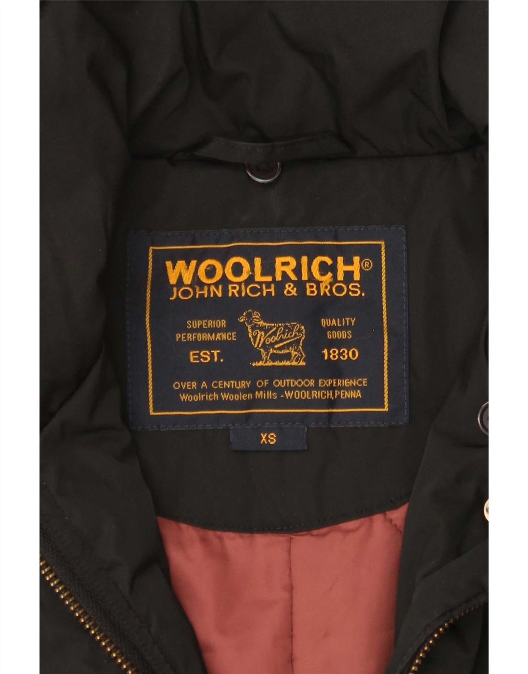 Damska ocieplana kurtka Woolrich UK 6 XS w kolorze czarnym