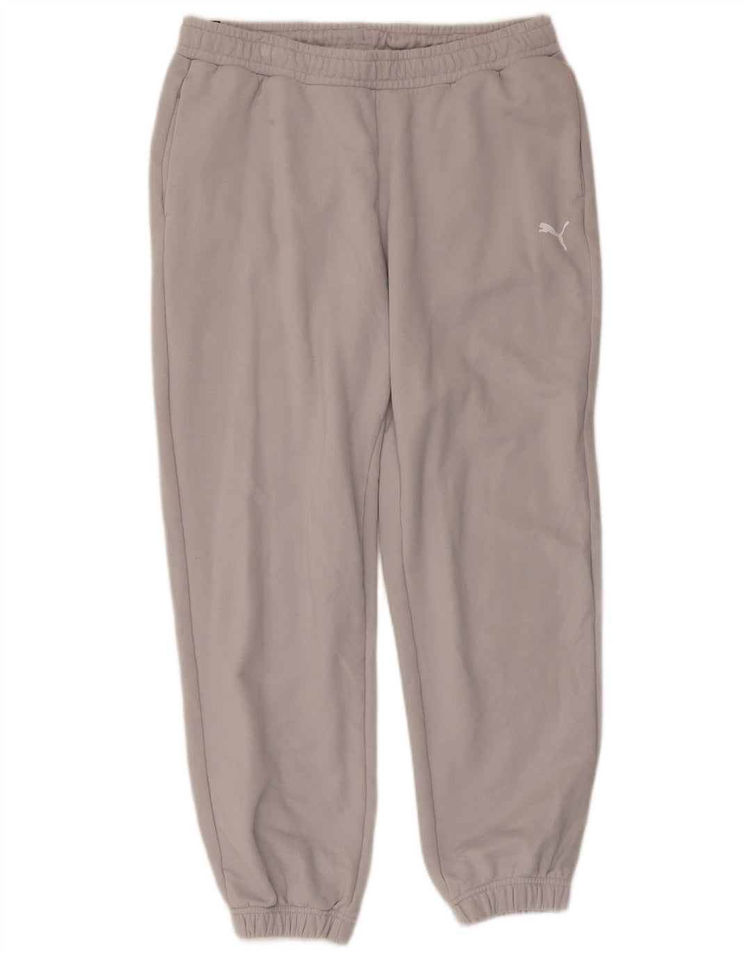 Męskie spodnie dresowe Puma Joggers, średnioszare, bawełniane