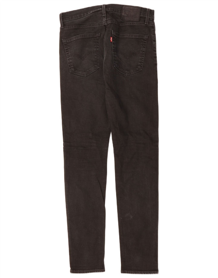 Męskie jeansy LEVI'S 512 Slim, zwężane, W30 L34, czarna bawełna