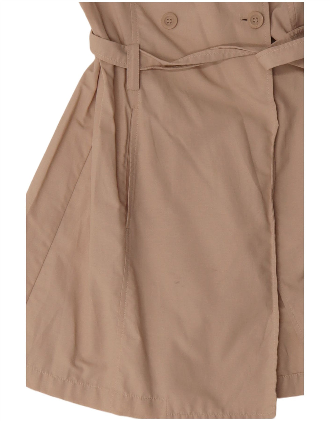 Trencz damski Sisley IT 46, duży, beżowy, bawełniany