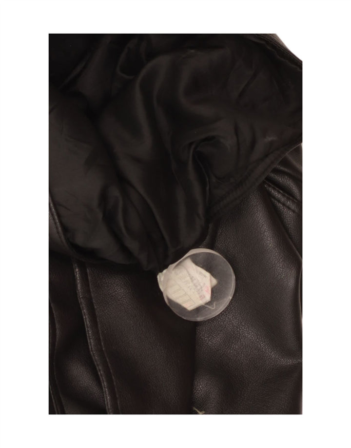 Damska kurtka motocyklowa typu oversize VINTAGE typu Crop UK 10, mała czarna