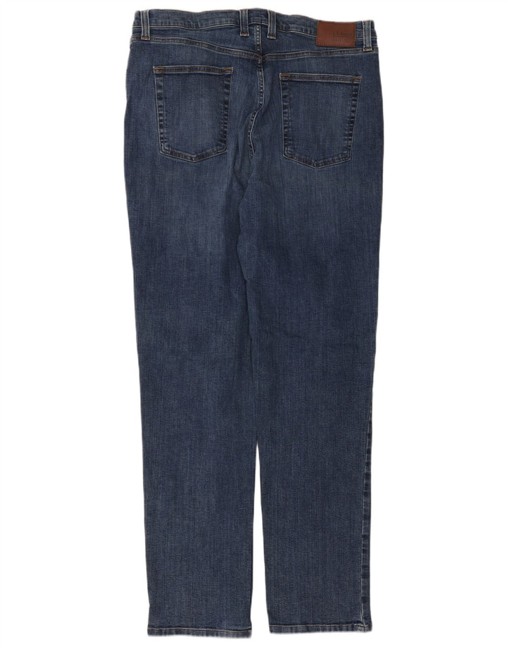 L.L.BEAN Męskie jeansy slim W38 L34 Niebieskie bawełniane