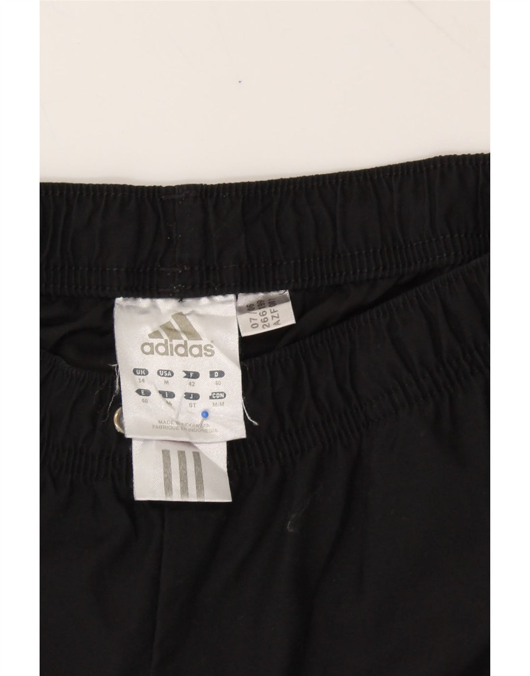 ADIDAS Womens Tracksuit Trousers UK 14 Medium Black Polyester Vintage Adidas and Second-Hand Adidas from Messina Hembry 