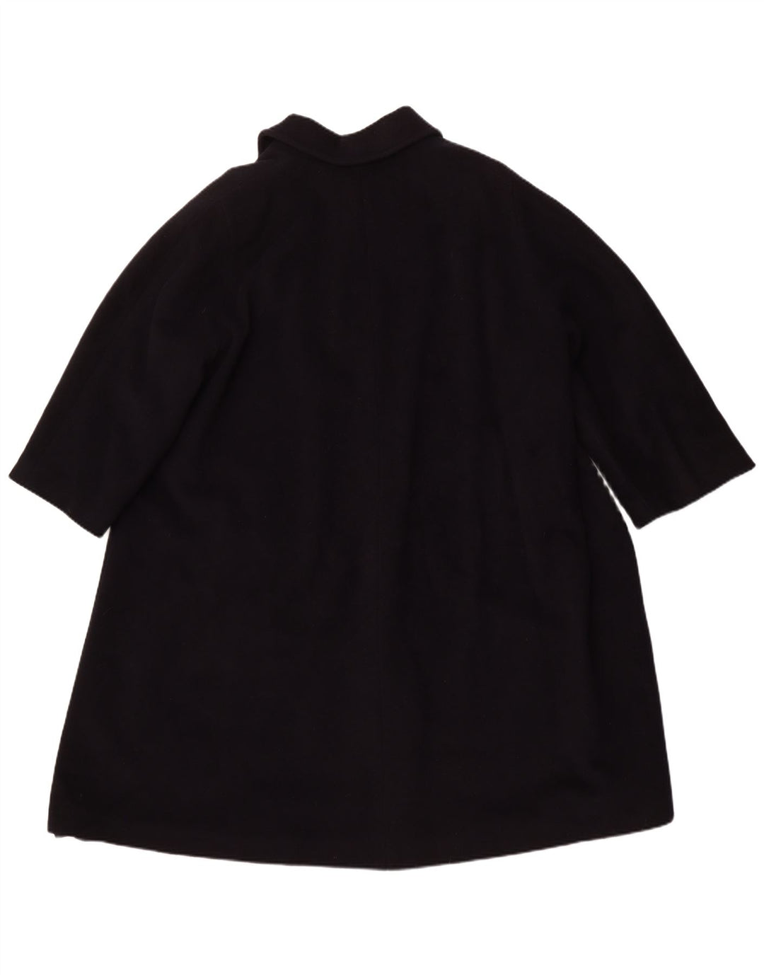 LUISA SPAGNOLI Damski płaszcz oversize UK 16, duży, granatowy, z dziewiczej wełny