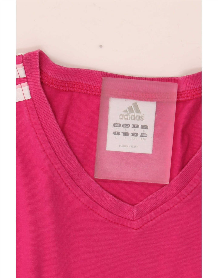 Damska koszulka Adidas Top UK 14, duża, różowa