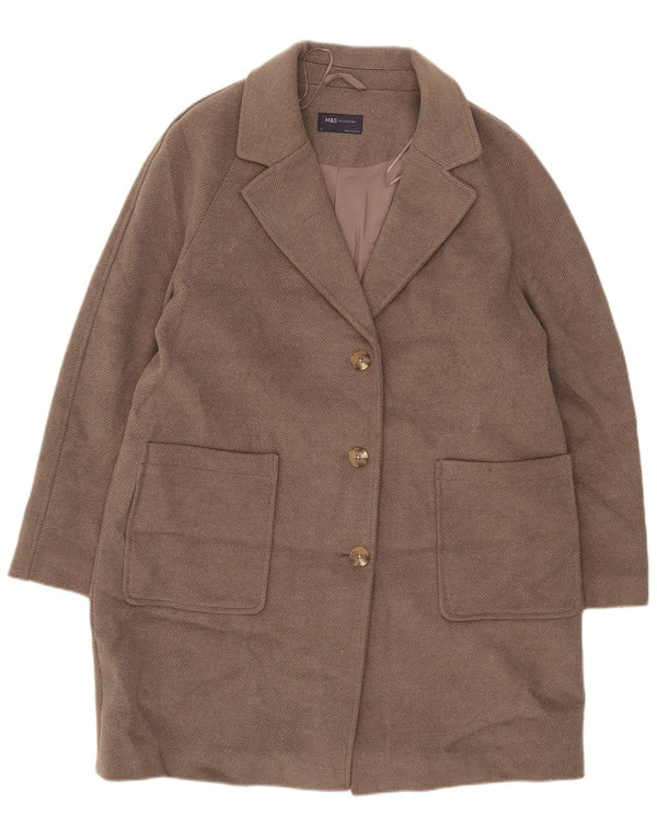 Marks & Spencer Płaszcz damski UK 18 XL, szary, poliester