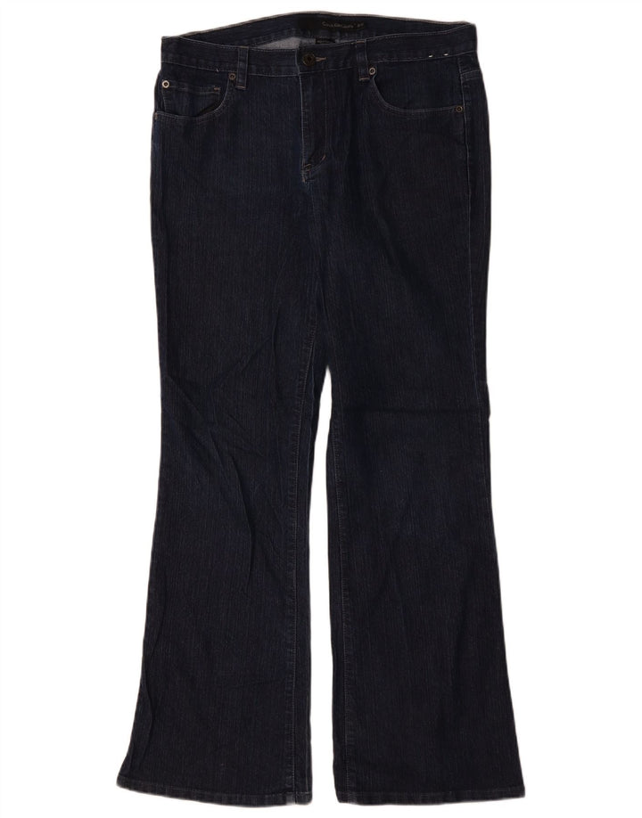 Damskie jeansy Calvin Klein Bootcut US 12 Large W34 L31 Granatowa bawełna