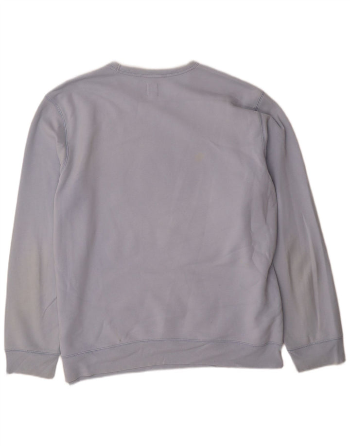 Męska bluza z grafiką Gap XL, niebieska, bawełniana