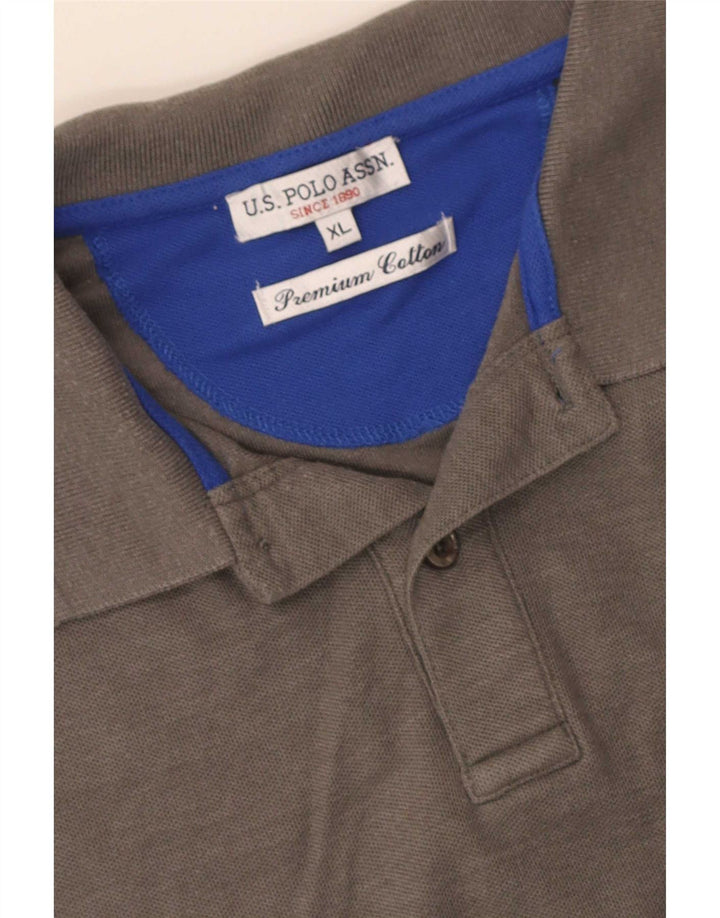 US Polo Assn. Męska koszulka polo XL, szara