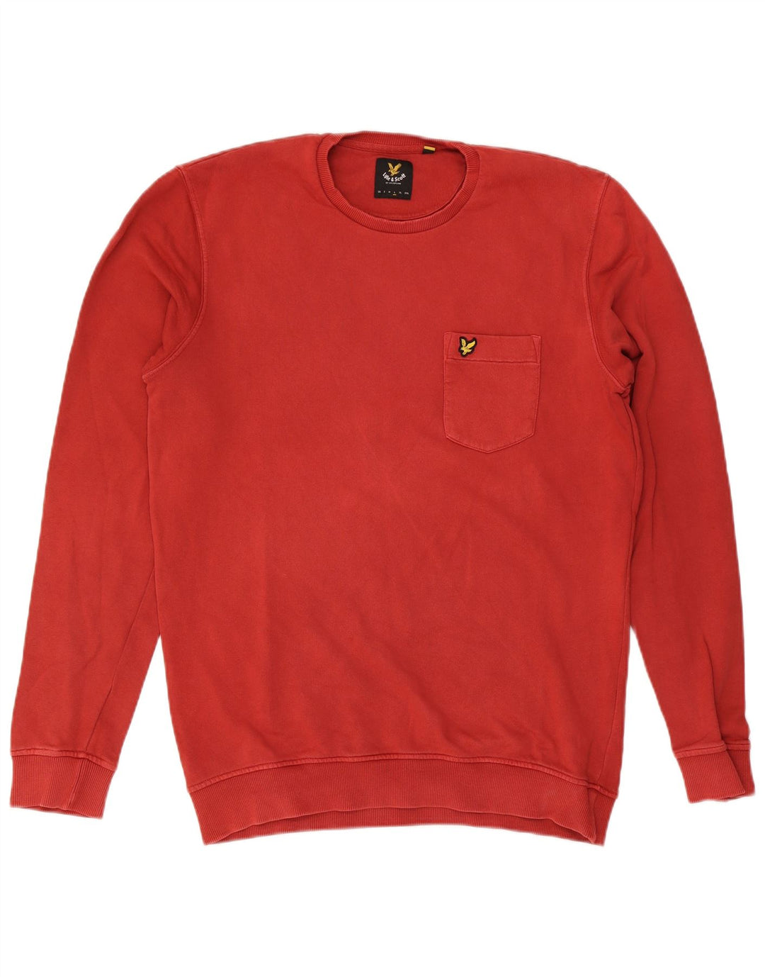Męska bluza dresowa Lyle & Scott, duża, czerwona, bawełniana