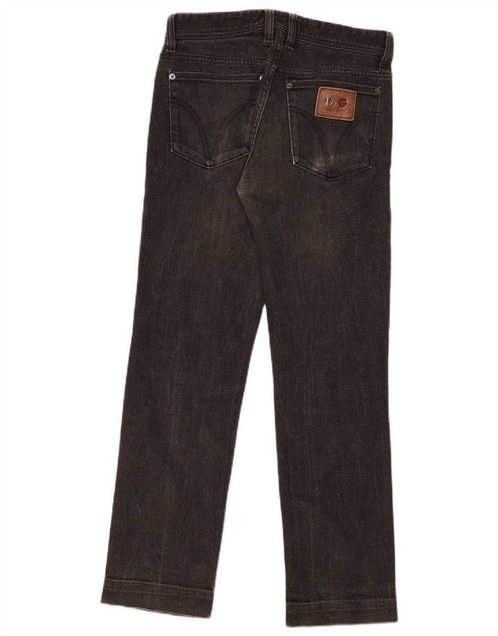 Damskie jeansy Dolce & Gabbana W31 L31 Czarne bawełniane