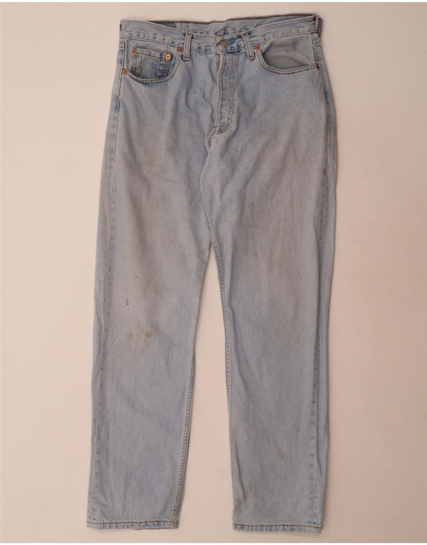 Męskie jeansy Levi's 517 Straight W34 L32 Niebieskie bawełniane