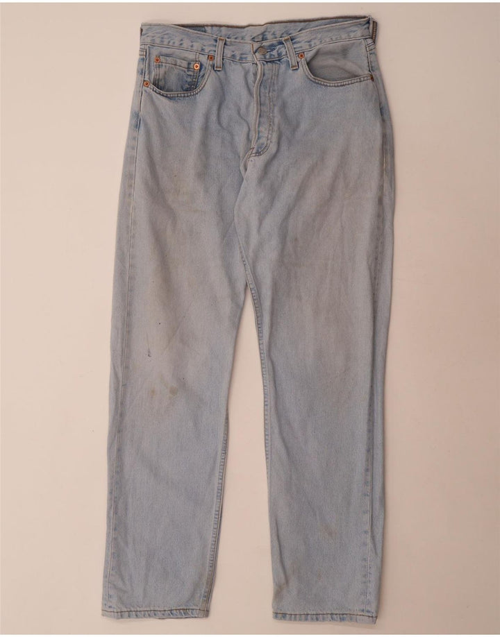 Męskie jeansy Levi's 517 Straight W34 L32 Niebieskie bawełniane
