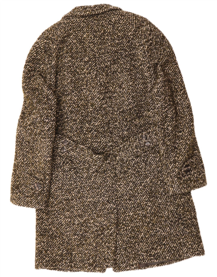 Płaszcz męski VINTAGE UK 38, średnia wełna w kolorze khaki