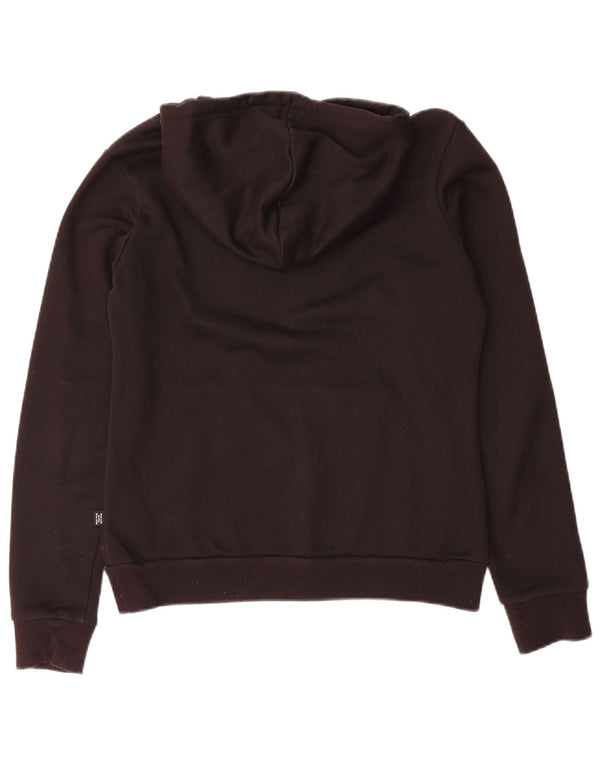 Damski sweter z kapturem i grafiką PUMA UK 10, mały, czarny poliester