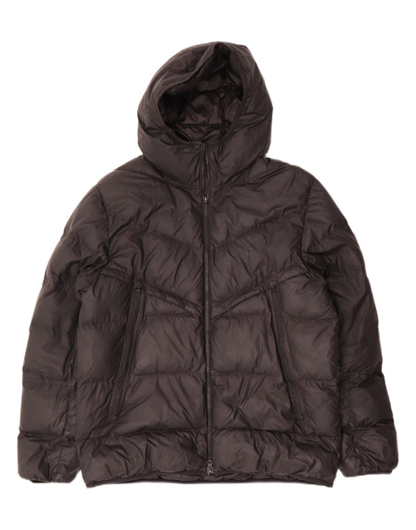 Męska ocieplana kurtka z kapturem NIKE Storm-Fit UK 40, duży, czarny poliester