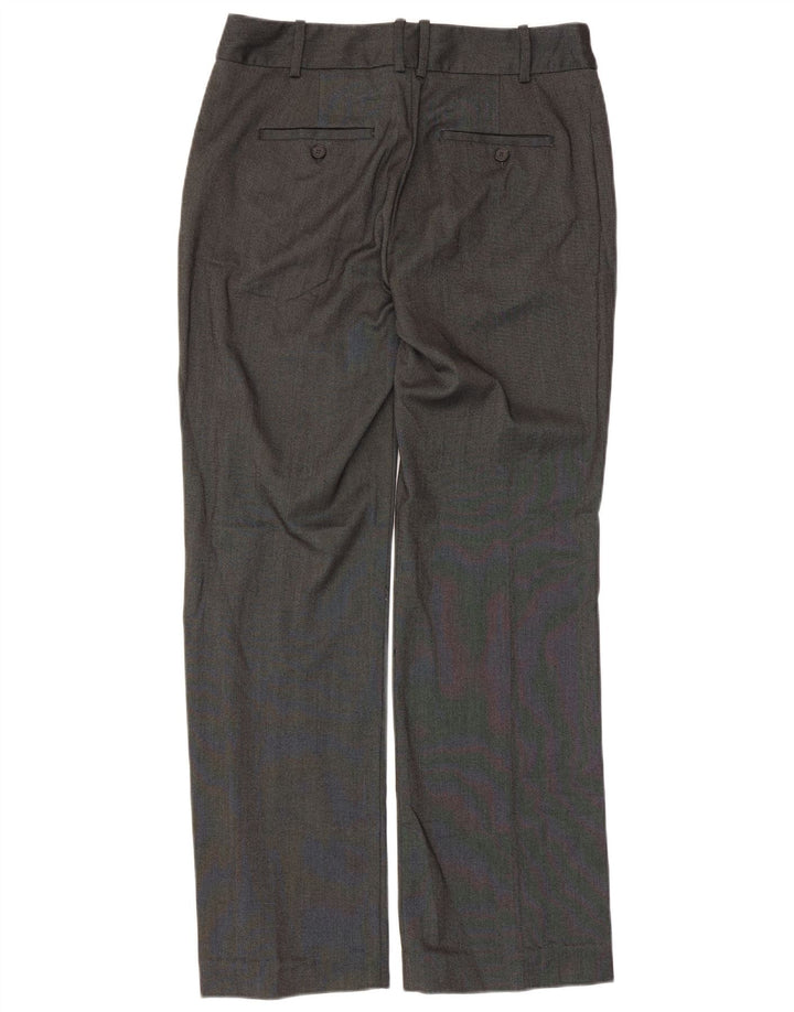 Damskie proste spodnie chino Zara EU 40 Medium W30 L30 Szary poliester