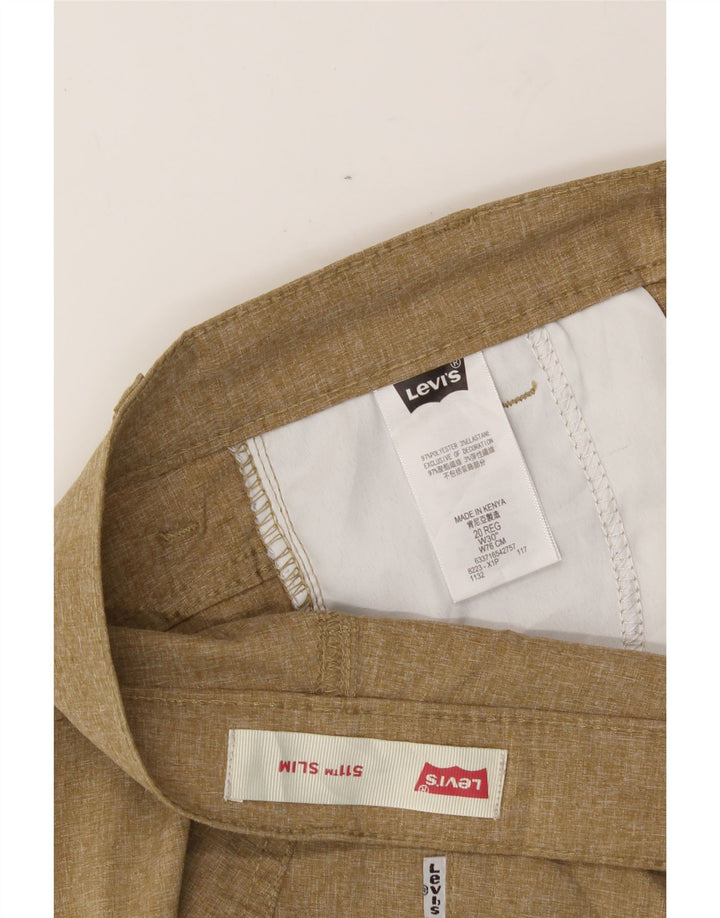 LEVI'S Boys 511 Slim Cargo Shorts 15-16 Years W30 Beige Polyester Vintage Levi's and Second-Hand Levi's from Messina Hembry 