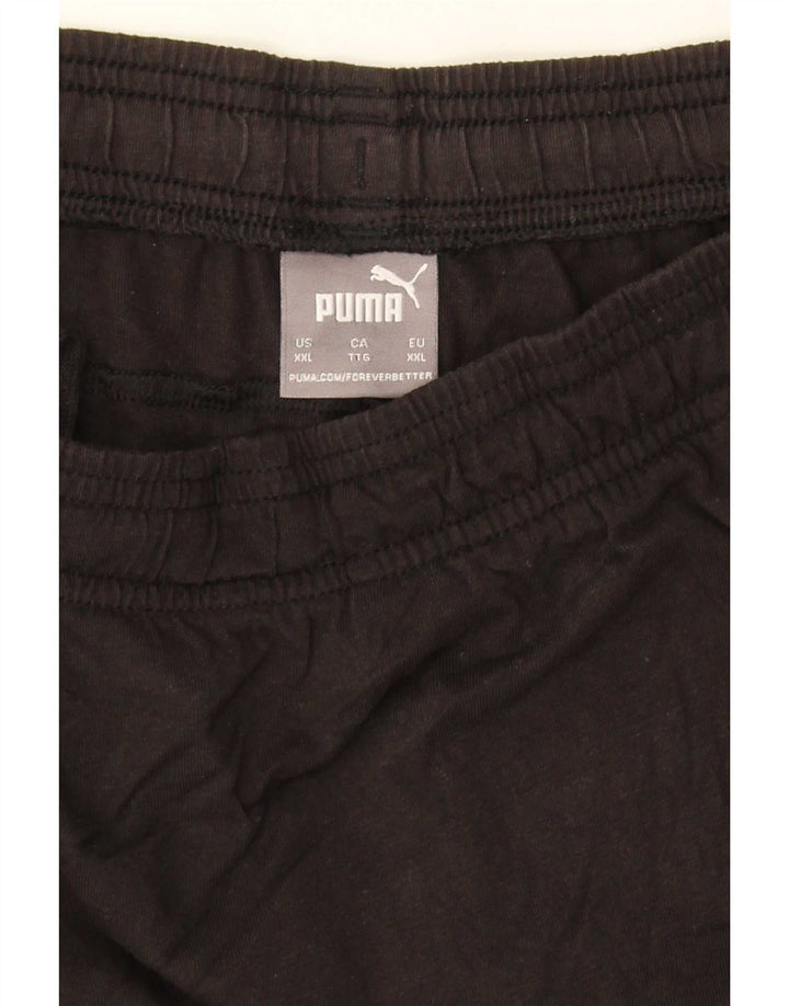 Męskie spodenki sportowe Puma z grafiką 2XL, czarne, bawełniane
