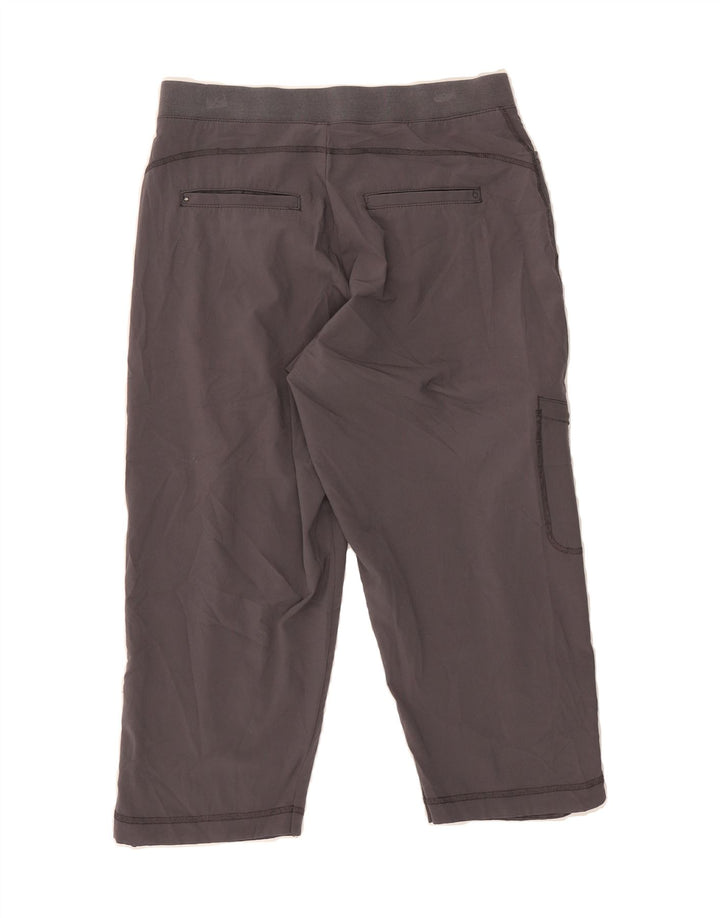 LEE Womens Relaxed Fit Capri Trousers US 4 Small W30 L21 Grey Polyester Vintage Lee and Second-Hand Lee from Messina Hembry 