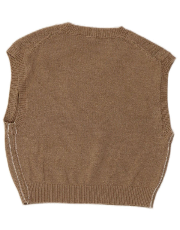 Damski podkoszulek Zara Crop Vest UK 12, średni brąz
