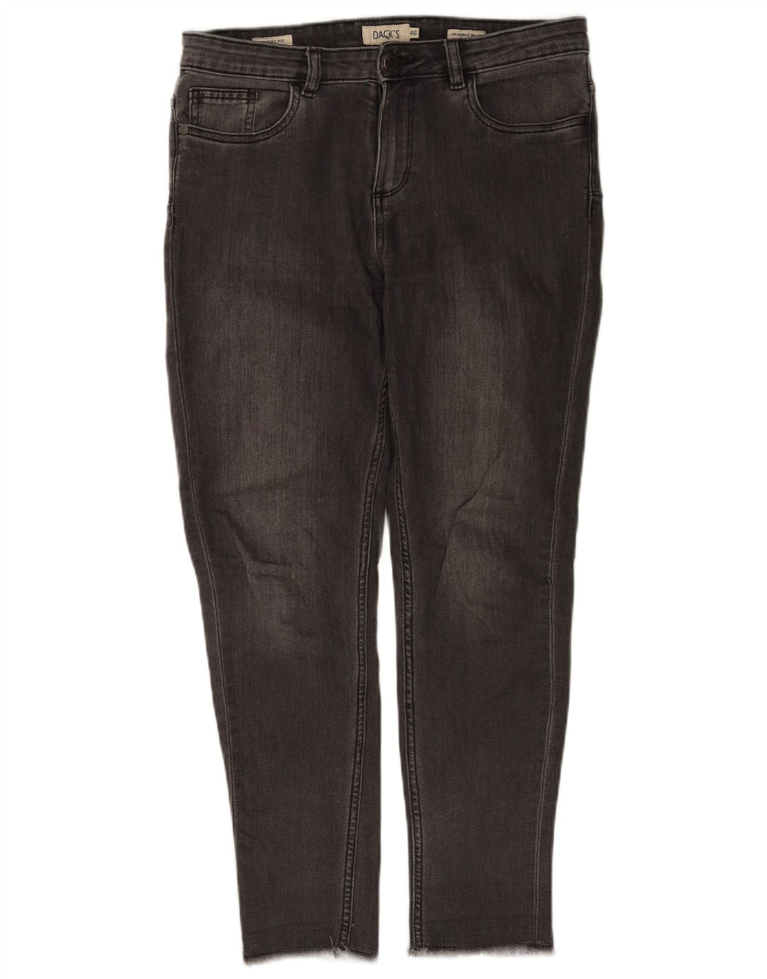 Damskie jeansy Crop Skinny firmy Dack IT 46 Large W30 L26 Szare