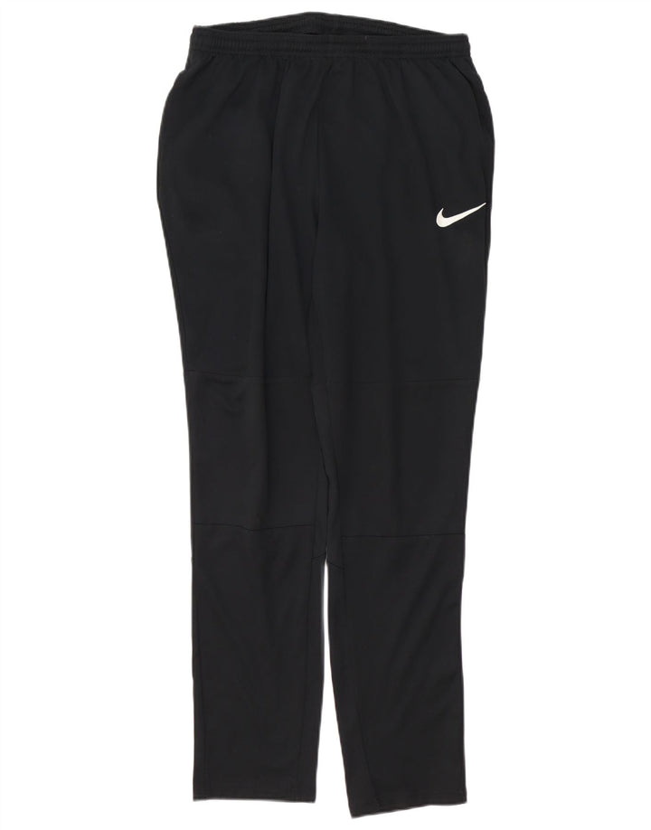 Damskie spodnie dresowe NIKE Dri Fit UK 12, średni czarny poliester