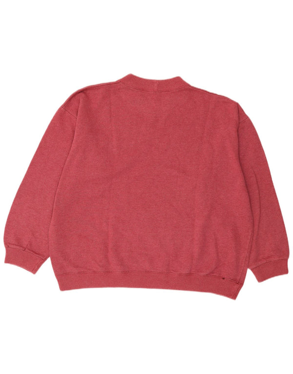 Vintage męska bluza sweter XL różowy