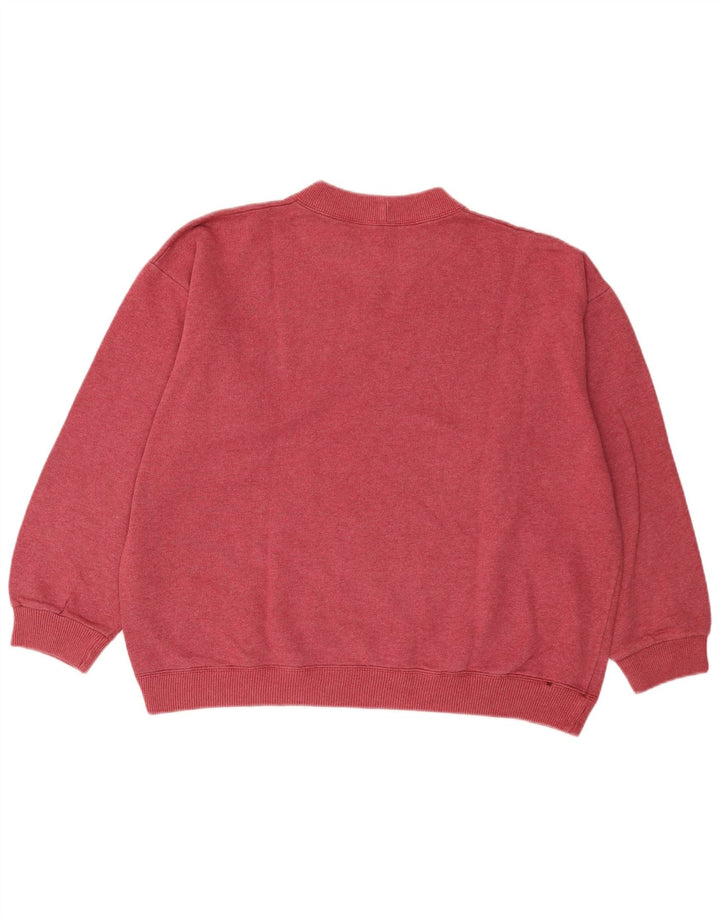 Vintage męska bluza sweter XL różowy