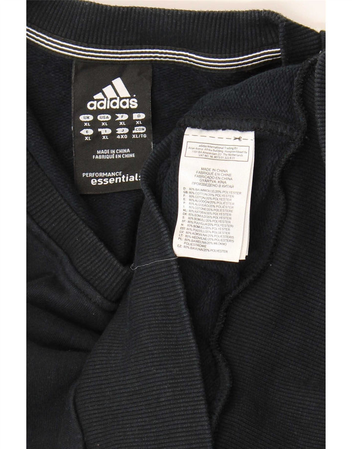 Adidas Męska Bluza Sweter XL Granatowa Bawełna