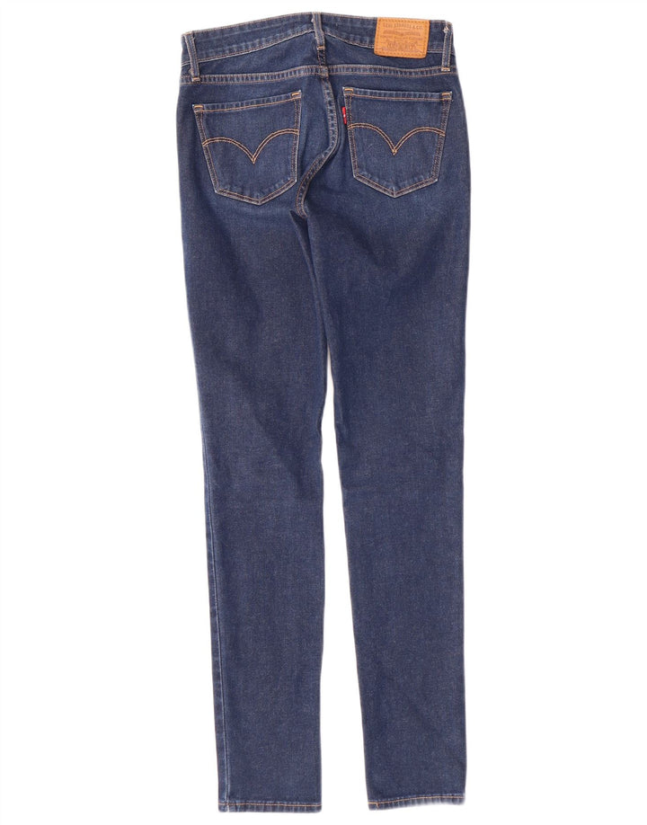 Damskie jeansy LEVI'S 711 Skinny W25 L28 Niebieskie bawełniane