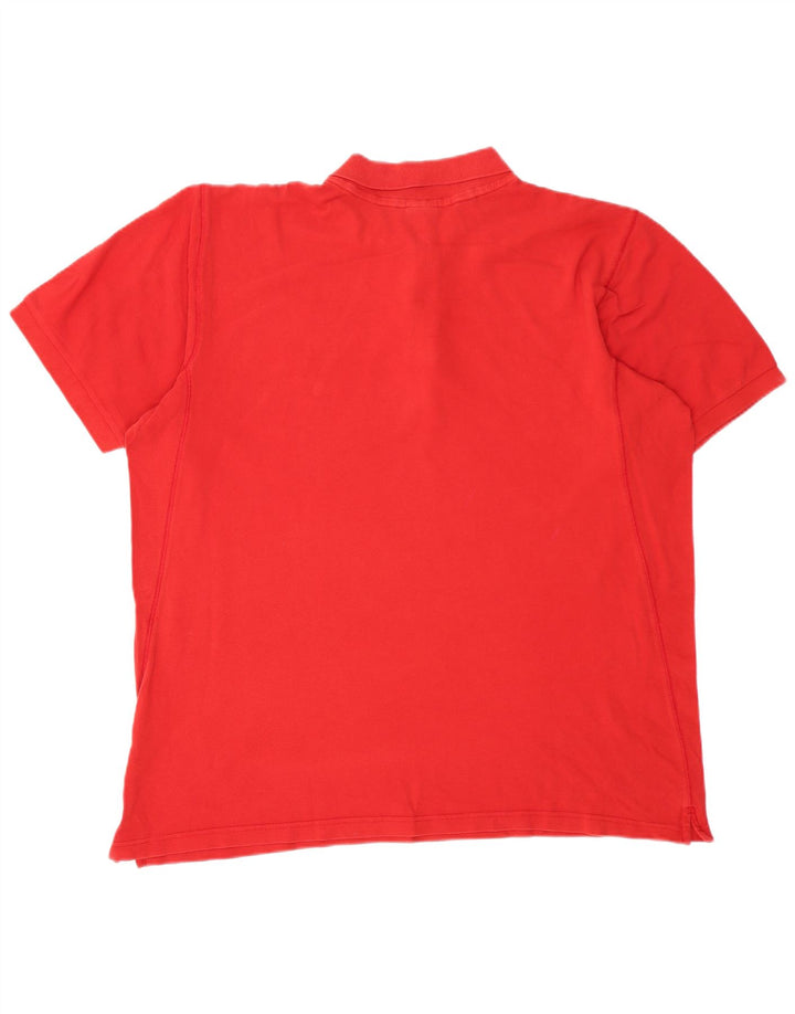Męska koszulka polo NIKE UK 45/47 XL, czerwona, bawełniana