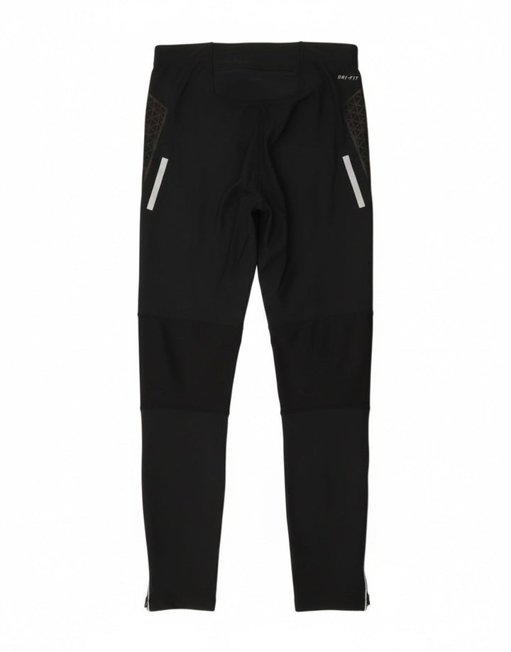 Damskie legginsy Nike Dri Fit UK 12, średni czarny poliester
