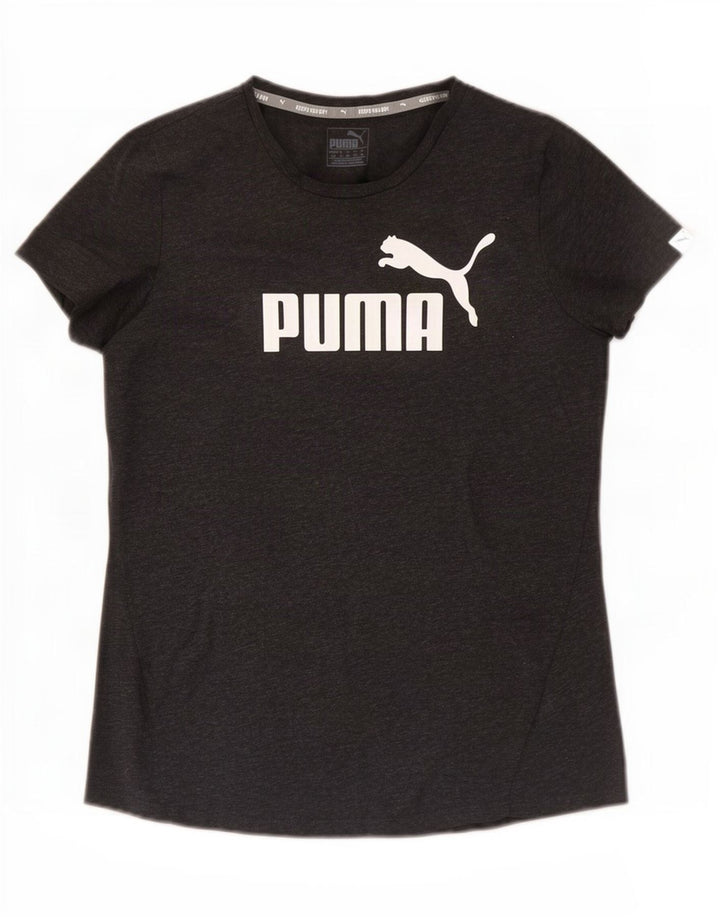 Damska koszulka z grafiką Puma Top UK 14 Średni szary poliester